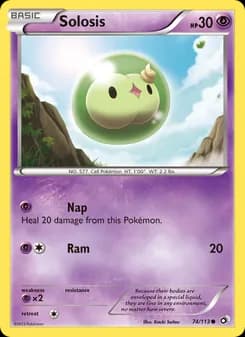 Solosis card in English