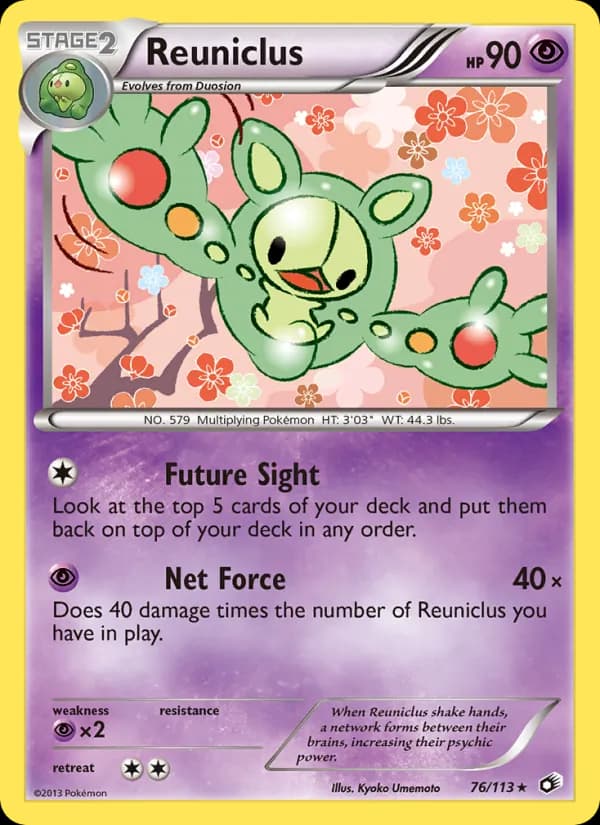 Reuniclus card in English