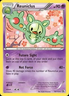 Reuniclus card in English