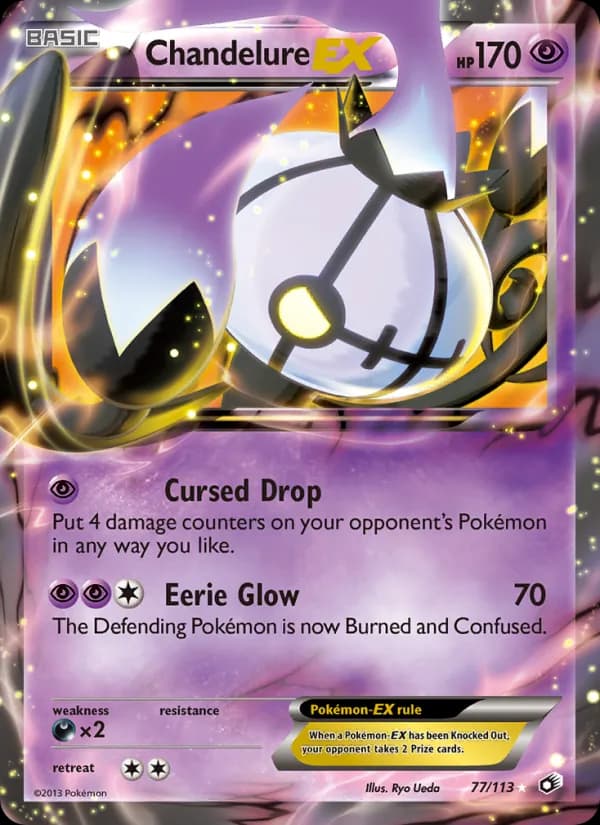 Chandelure-EX card in English