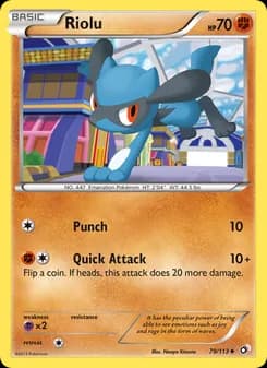 Riolu card in English