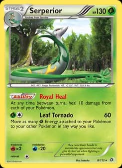 Serperior card in English