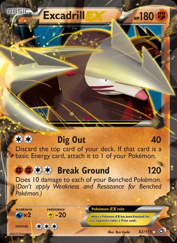 Excadrill-EX card in English