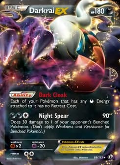 Darkrai-EX card in English