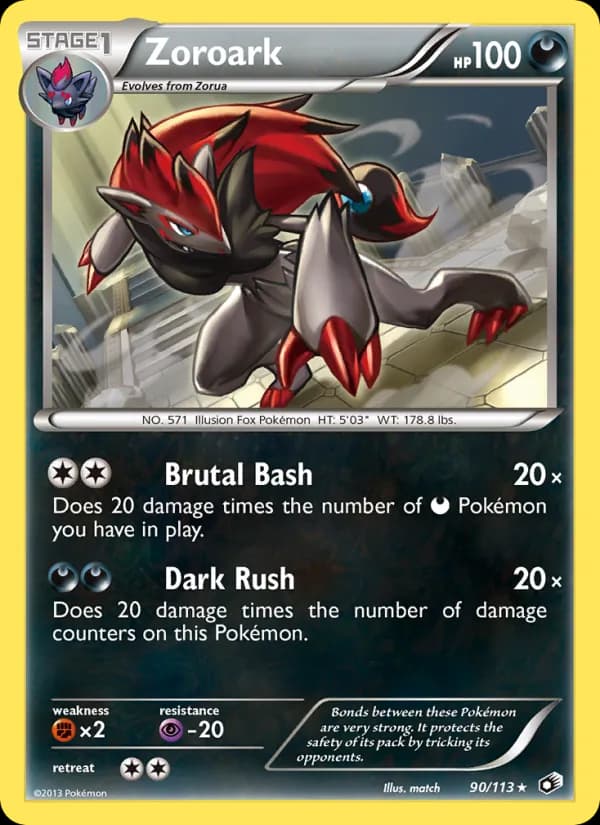 Zoroark card in English