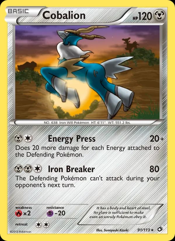 Cobalion card in English