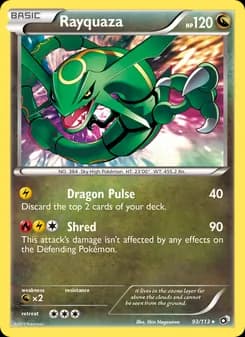 Rayquaza card in English