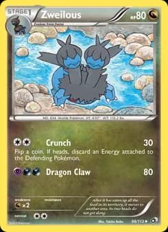 Zweilous card in English