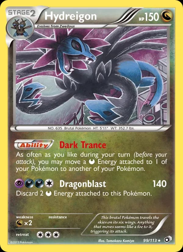 Hydreigon card in English
