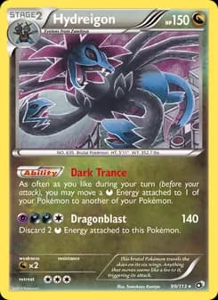 Hydreigon card in English