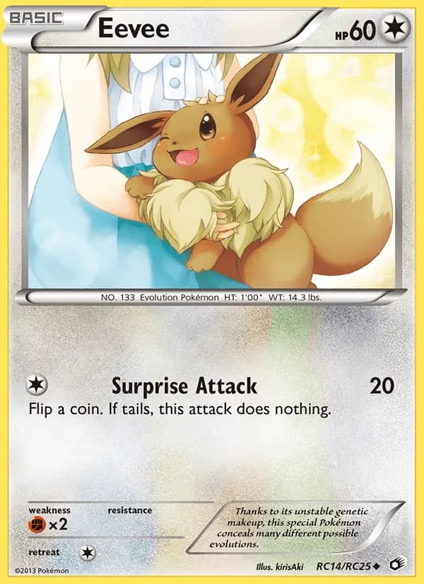 Eevee card in English