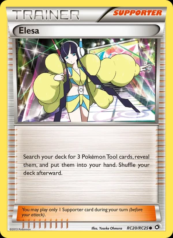 Elesa card in English