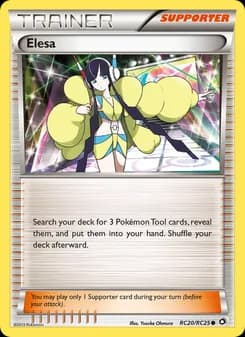 Elesa card in English