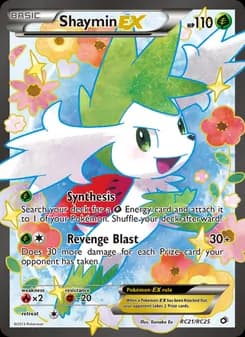 Shaymin-EX card in English