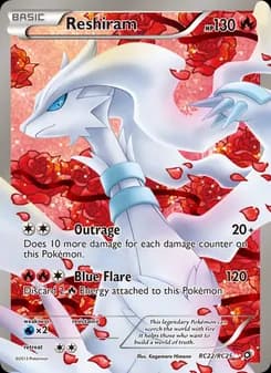 Reshiram card in English