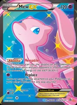 Mew-EX card in English