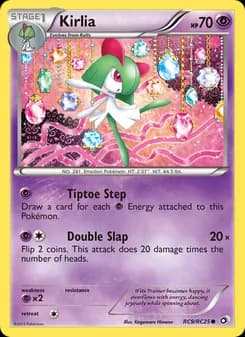 Kirlia card in English