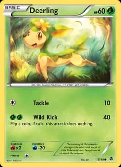 Deerling card in English