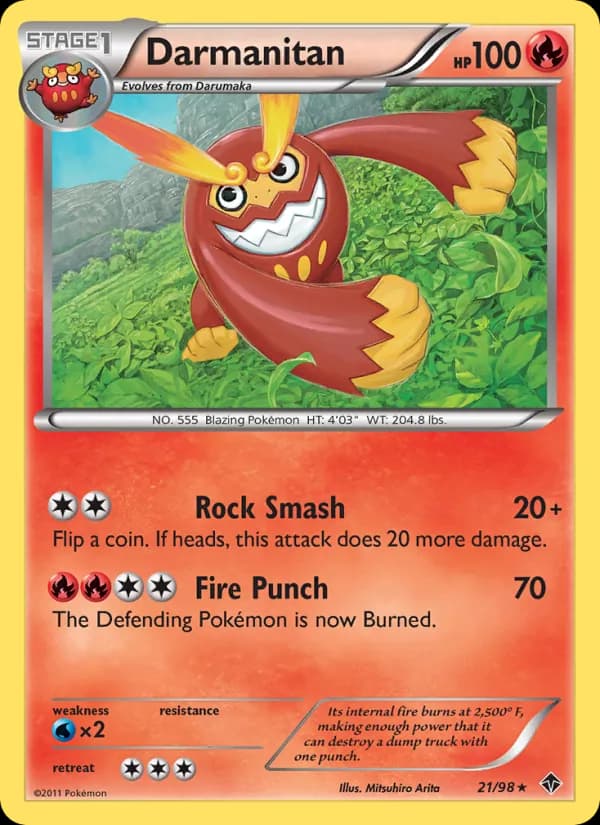 Darmanitan card in English