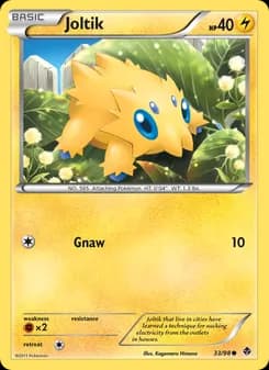 Joltik card in English