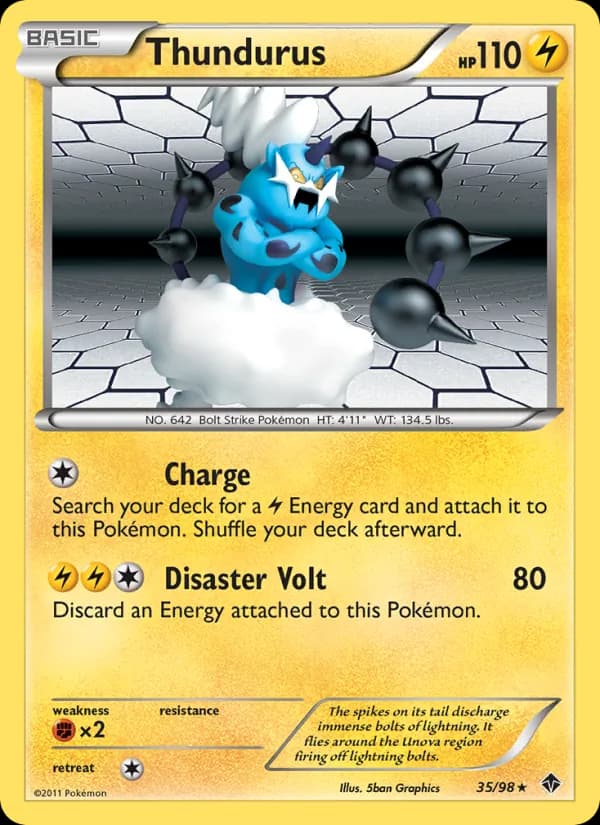 Thundurus card in English