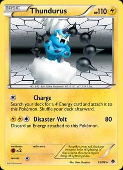 Thundurus card in English