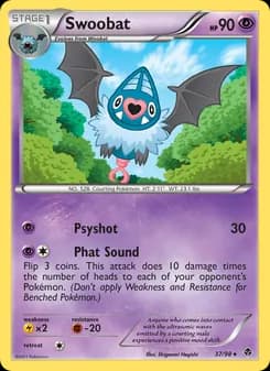 Swoobat card in English