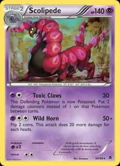 Scolipede card in English