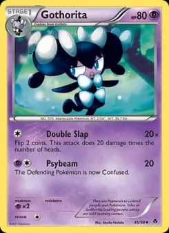 Gothorita card in English