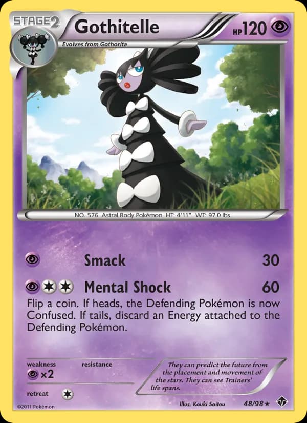Gothitelle card in English
