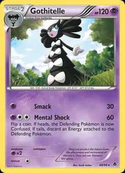 Gothitelle card in English