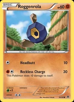 Roggenrola card in English