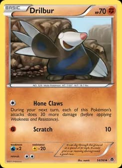 Drilbur card in English