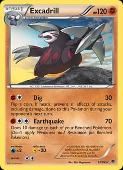 Excadrill card in English
