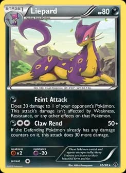 Liepard card in English