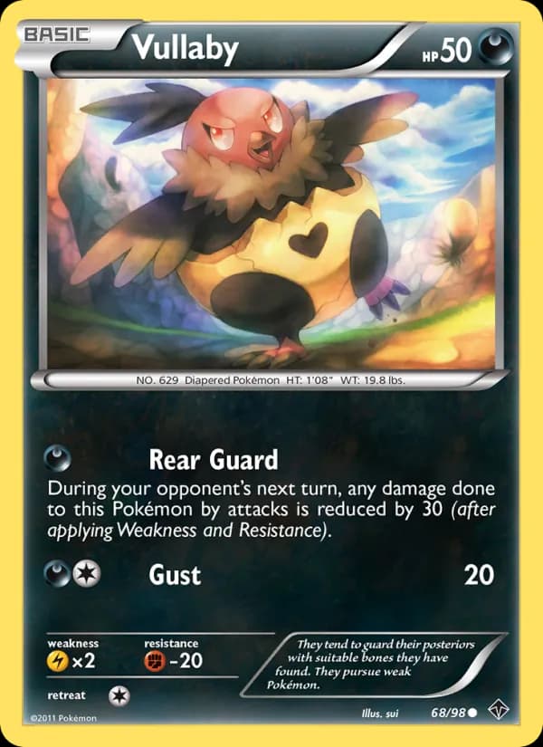 Vullaby card in English