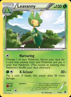 Leavanny card in English
