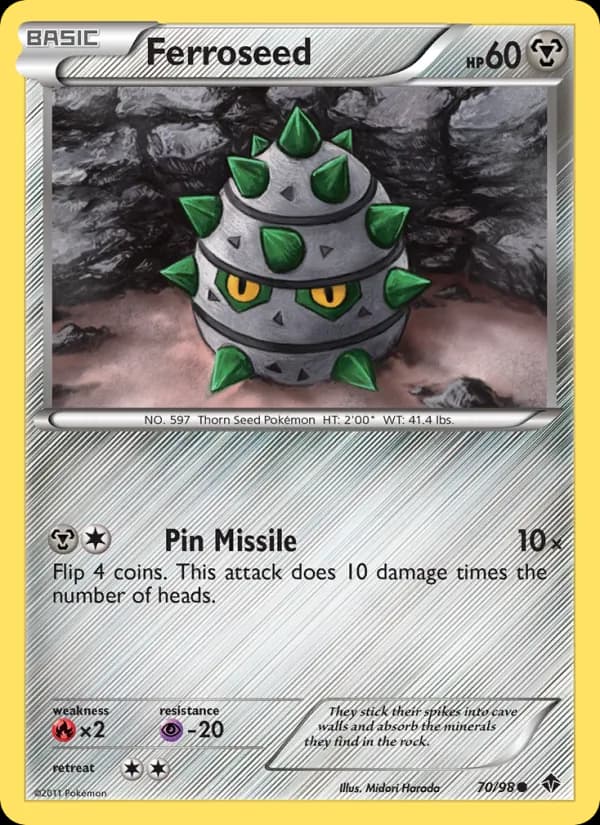Ferroseed card in English
