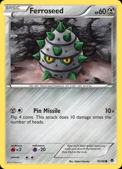 Ferroseed card in English