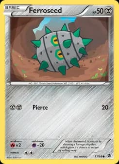 Ferroseed card in English
