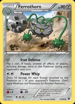 Ferrothorn card in English