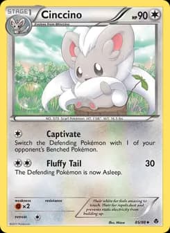 Cinccino card in English