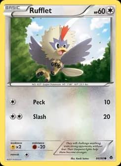 Rufflet card in English