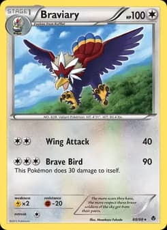 Braviary card in English