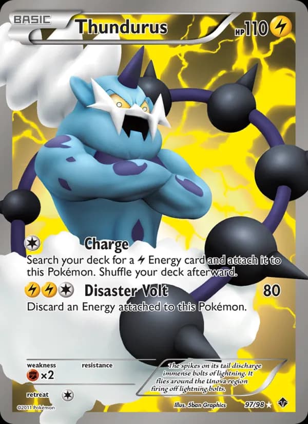 Thundurus card in English