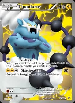 Thundurus card in English