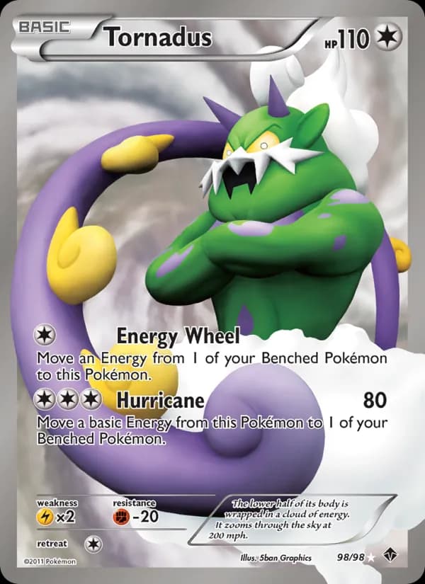 Tornadus card in English