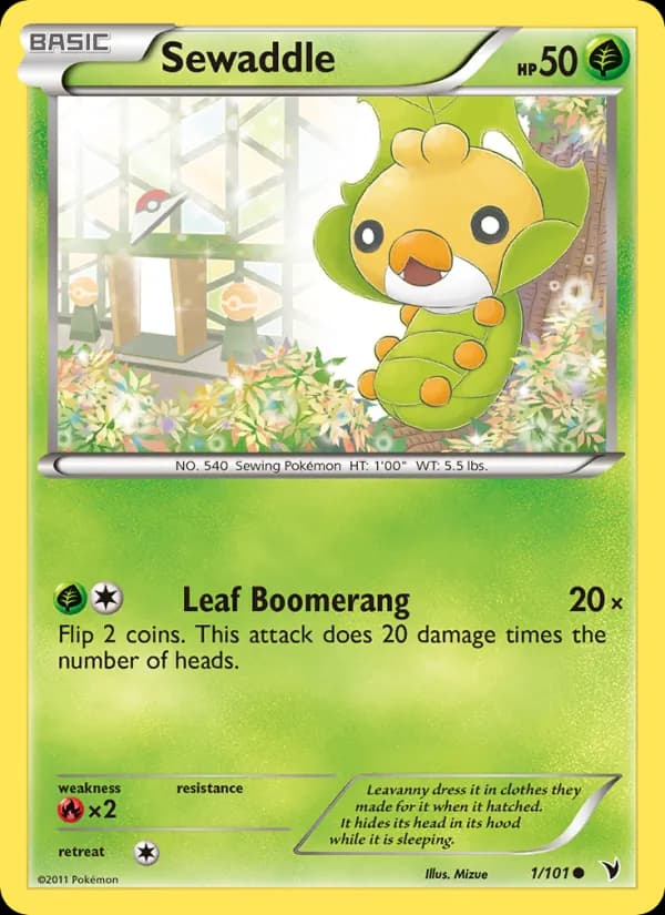 Sewaddle card in English