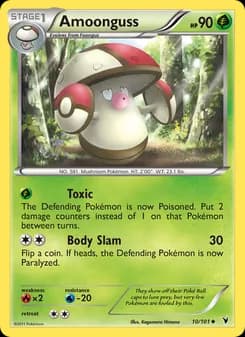 Amoonguss card in English