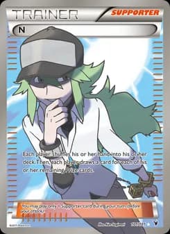 N card in English